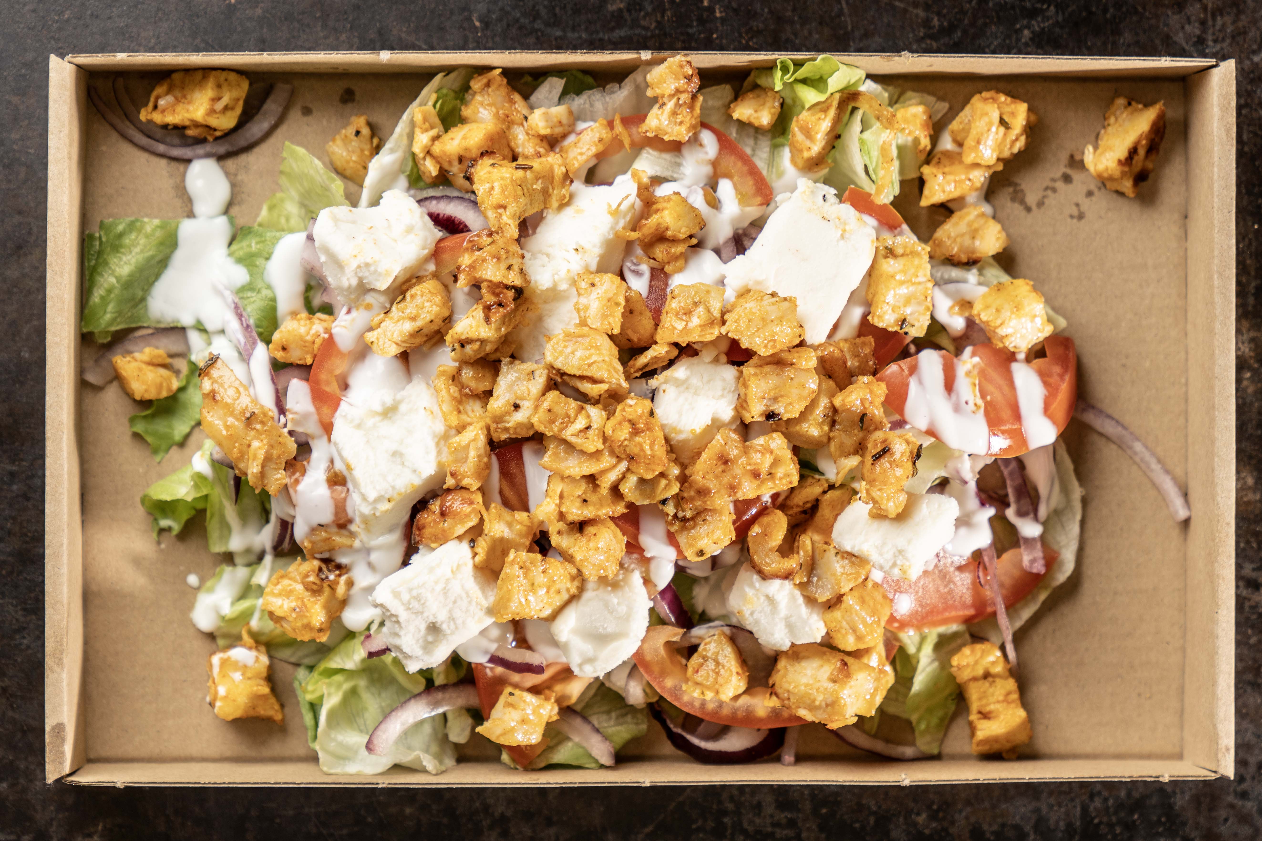 Juhtúrós csirkesaláta